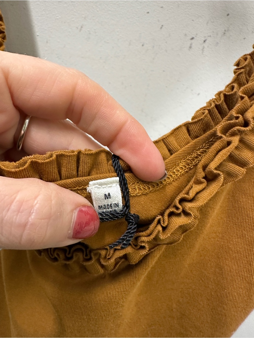 7 For All Mankind Ruffle Trim Tank - Picture 8 of 8